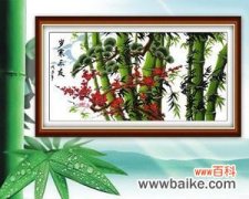 传承生命之美 美丽与坚韧，以兰花和竹子与冬梅的寓意