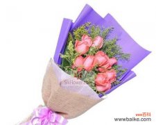 传递爱情与祝福的玫瑰花束 11朵玫瑰的花语含义