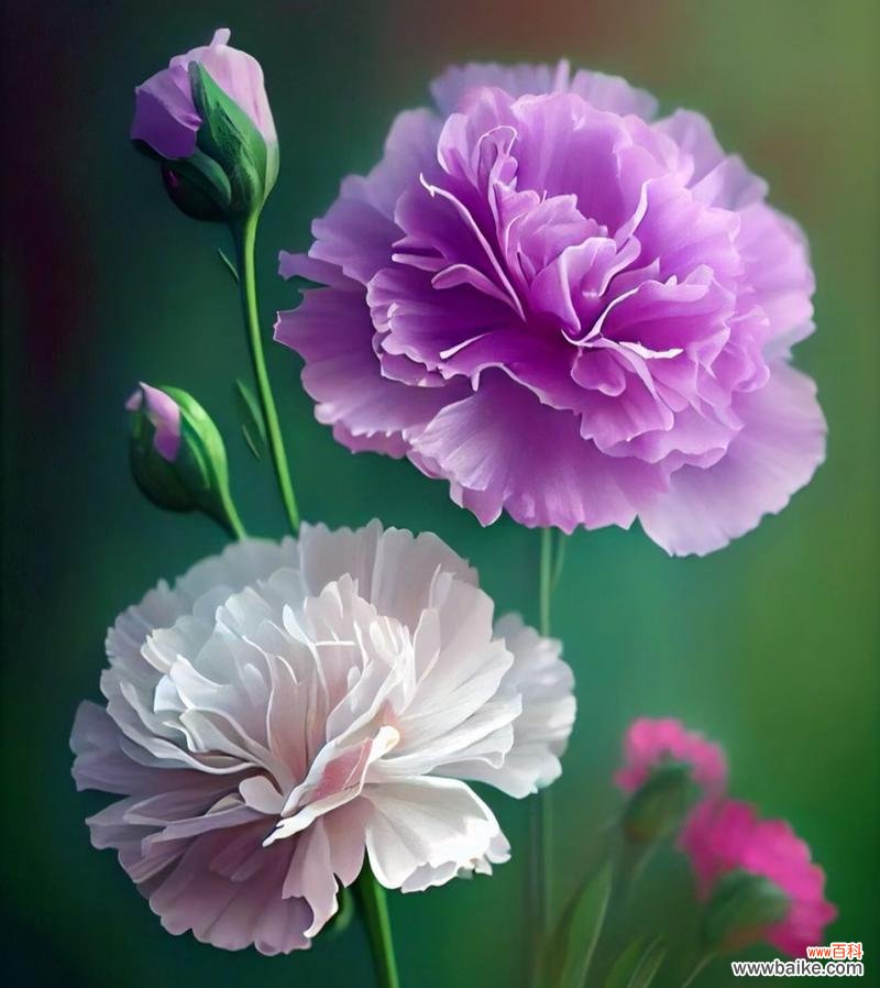 紫色康乃馨代表什么含义？