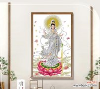 十字绣滴水观音代表什么？如何理解其象征意义？