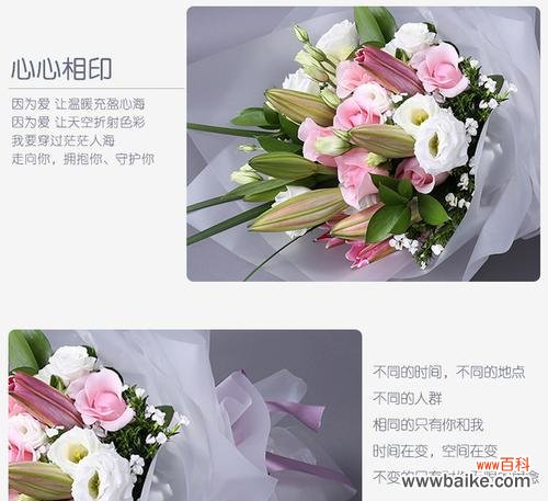 六朵玫瑰加五朵百合的寓意是什么?有哪些?
