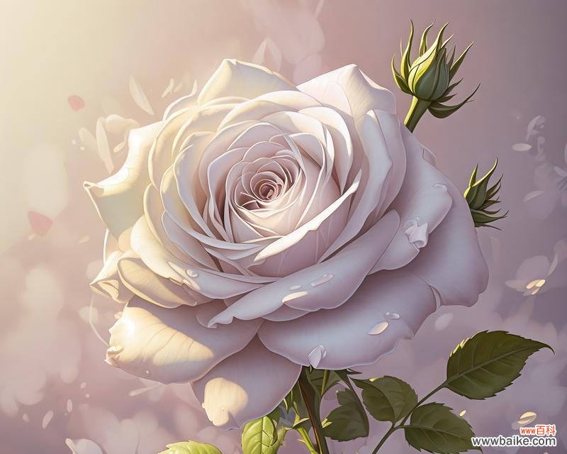 白玫瑰发的作品表达了什么情感？
