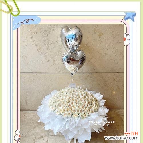 199朵冰蓝白玫瑰的含义是什么？送花时应注意哪些事项？