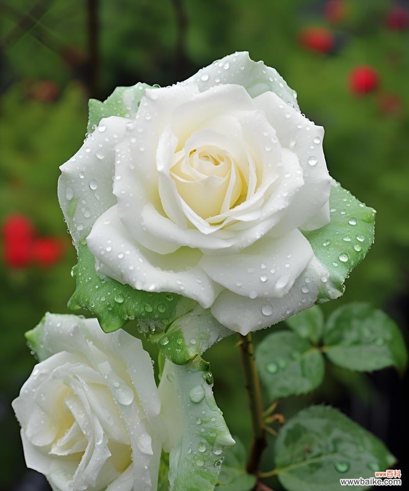 绿色玫瑰花蒸制后寓意何在？