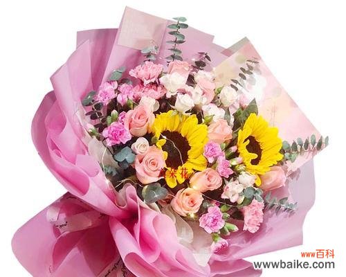 三朵玫瑰和康乃馨分别代表什么含义？