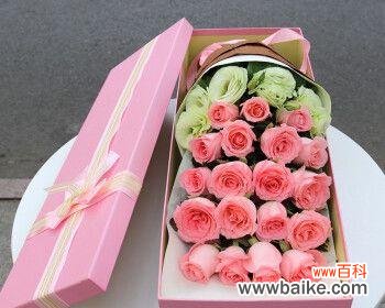 浪漫、珍贵、感激、关怀 19朵粉玫瑰的含义与代表意义