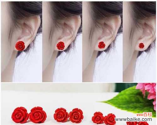 红色玫瑰耳饰的寓意是什么？过年戴红色玫瑰耳饰有何含义？