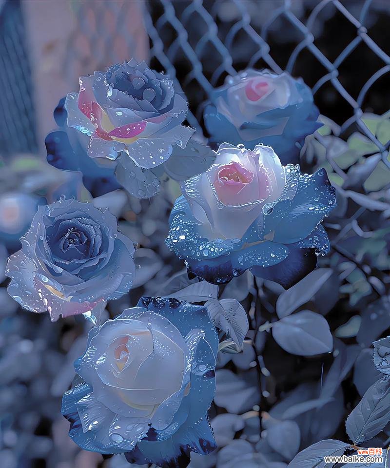 白玫瑰染成碎冰蓝代表了什么？它有什么特别的意义？