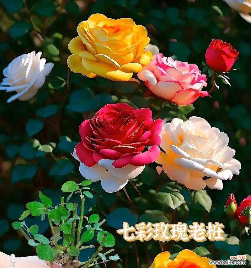 七彩玫瑰花语是什么？这种多彩的玫瑰有何寓意？