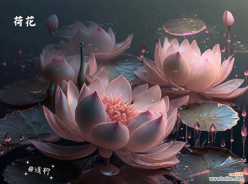 荷花和杜鹃花的花语分别是什么?