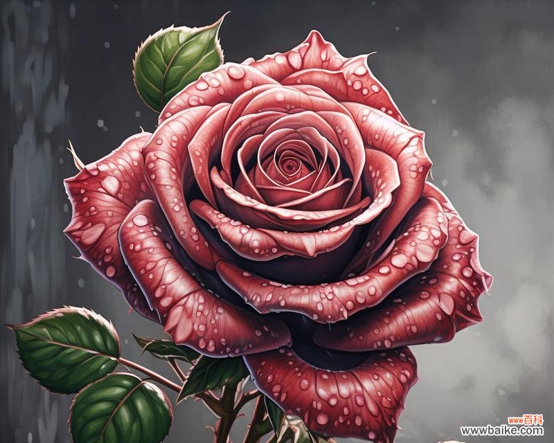 一朵玫瑰花的含义是什么？