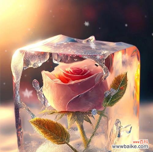 冰封玫瑰象征着怎样的情感?