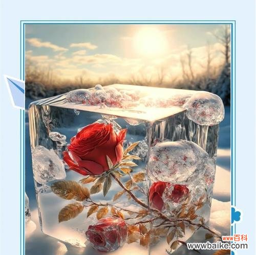 冰封玫瑰象征着怎样的情感?