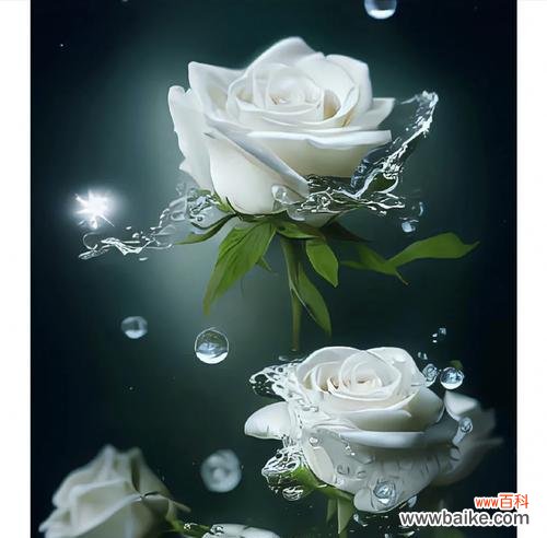 蓝白玫瑰花的象征意义是什么?蓝白玫瑰花语代表什么?