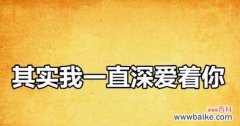 “我依旧爱着你”这句话的花语是什么？