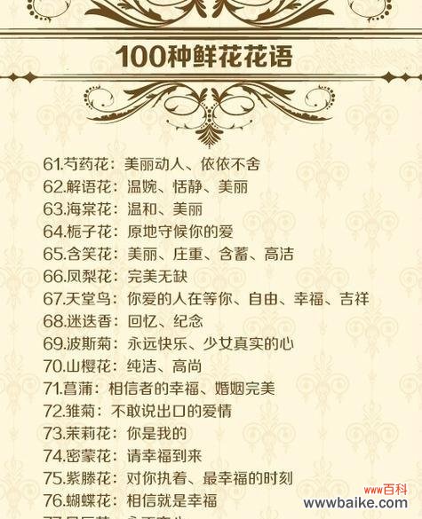 花语花愿的含义是什么?能给出一个例子吗?