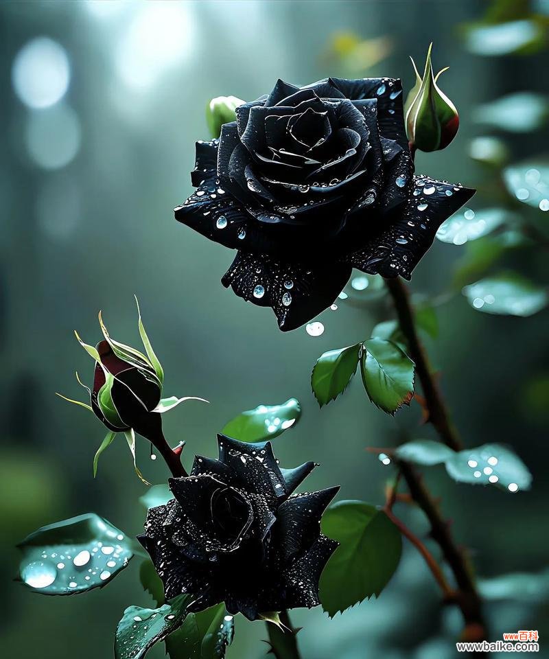 黑纱玫瑰在花语中代表什么？