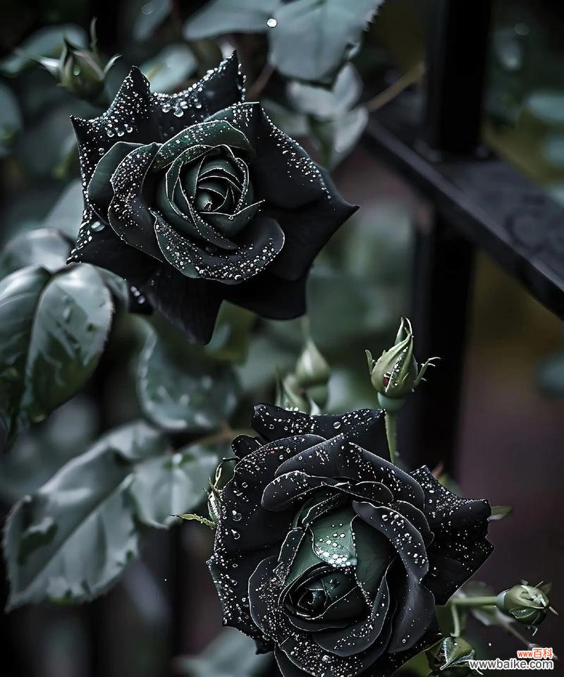 喷绘黑玫瑰的花语有何含义?