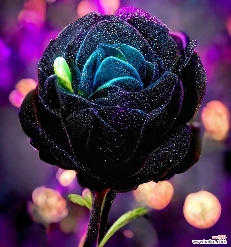 黑色玫瑰 黑色玫瑰的花语——神秘与激情的象征