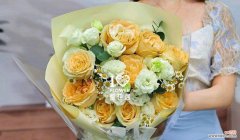 香槟玫瑰白桔梗的花语代表什么？