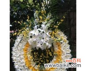 花圈通常用来表达什么样的花语？