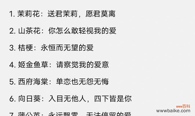 哪种花语能表达朋友间的欣赏?