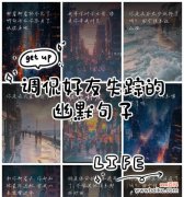 调侃别人时用什么花语的句子合适？