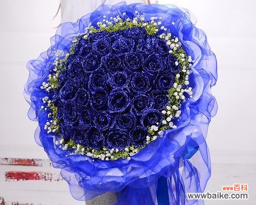 蓝色玫瑰花的浪漫与神秘 蓝色玫瑰花的寓意与象征