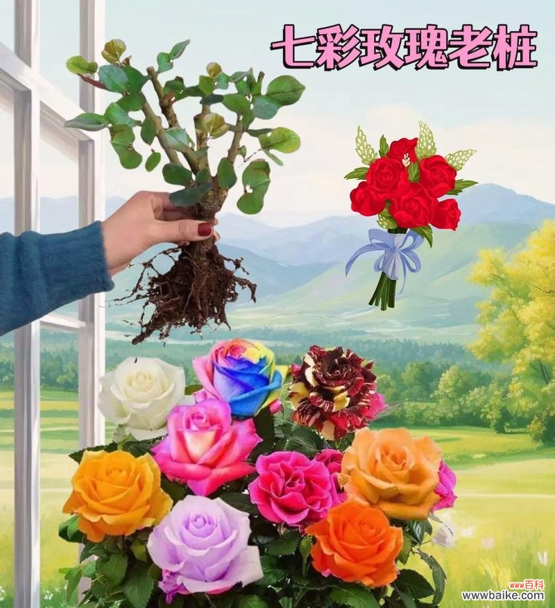 不同颜色的玫瑰花应该送给谁?