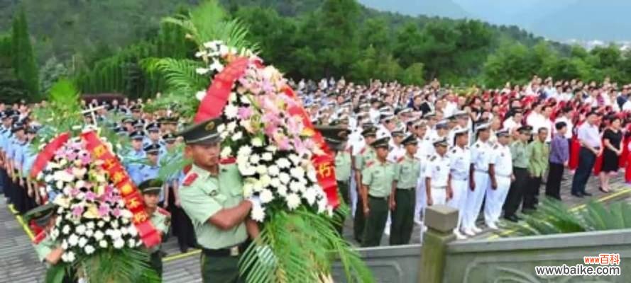 敬献烈士的花语是什么？在花语中如何表达对烈士的敬意？