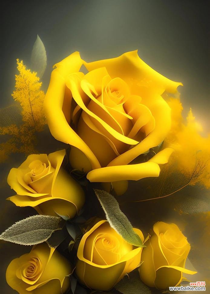 黄玫瑰传递了哪些情感?