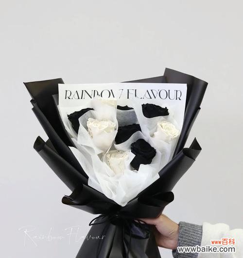 黑白色永生花传递了哪些情感？