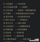 摘种满花的花语能表达哪些情感？