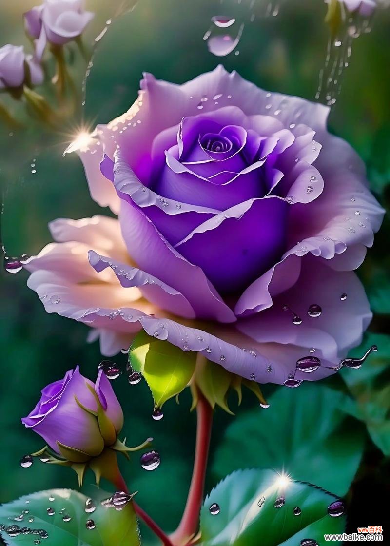 紫色彩玫瑰代表什么情感？