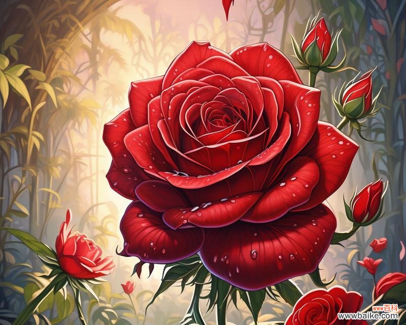 绿色头像搭配红色玫瑰花有何含义？