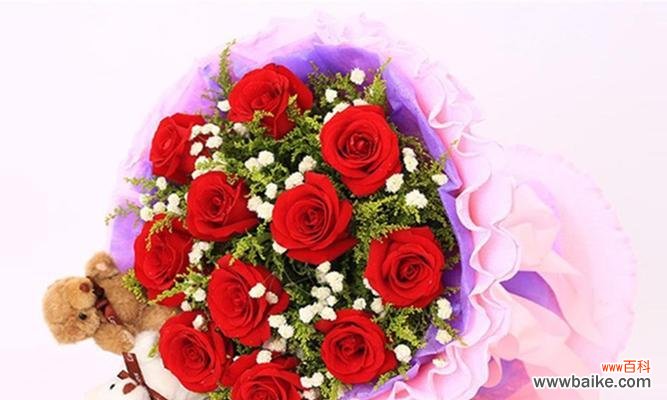 浪漫花束中的情感表达 11朵玫瑰的寓意