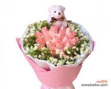 表达深深的爱意和美好祝愿， 19朵粉玫瑰的含义与象征