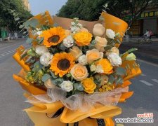 用2朵玫瑰花传递情感与祝福 玫瑰花的双重寓意