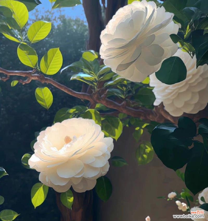 探寻白山茶的花语与内涵,解读幸福与纯洁的象征 白山茶花语的深刻意义