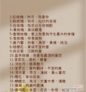 塔姬秋丽花语代表了哪些情感？