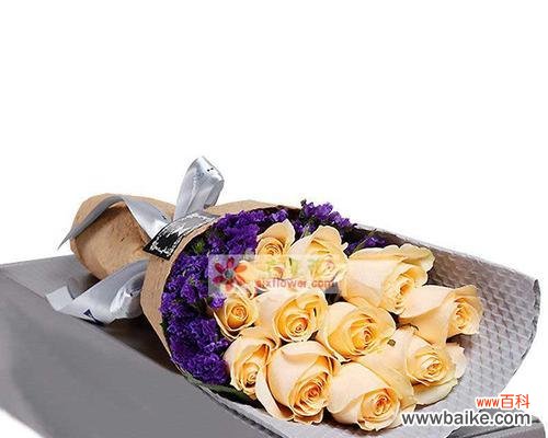 探寻香槟玫瑰背后的浪漫密码 花语解读