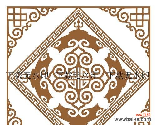 蒙古花纹中哪种花象征爱情？