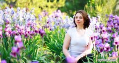 神秘而迷人 黑美人绽放的花海