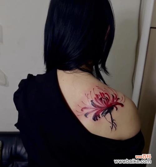 黑色彼岸花纹身有何深层含义?