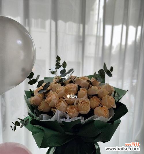 用花语传递心意 33朵香槟玫瑰的花语与寓意