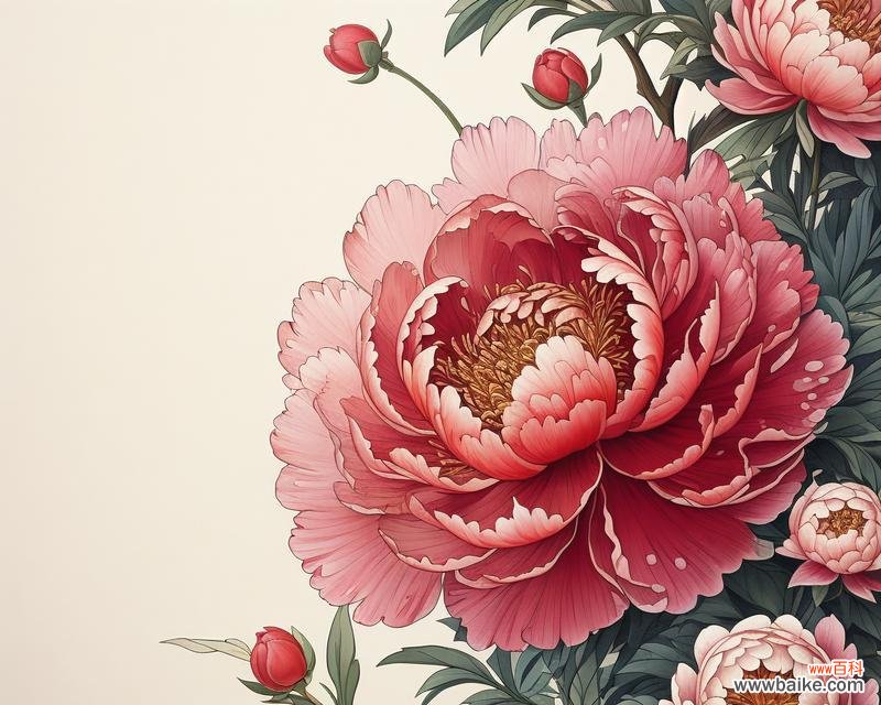 哪种花象征着富贵和繁荣?