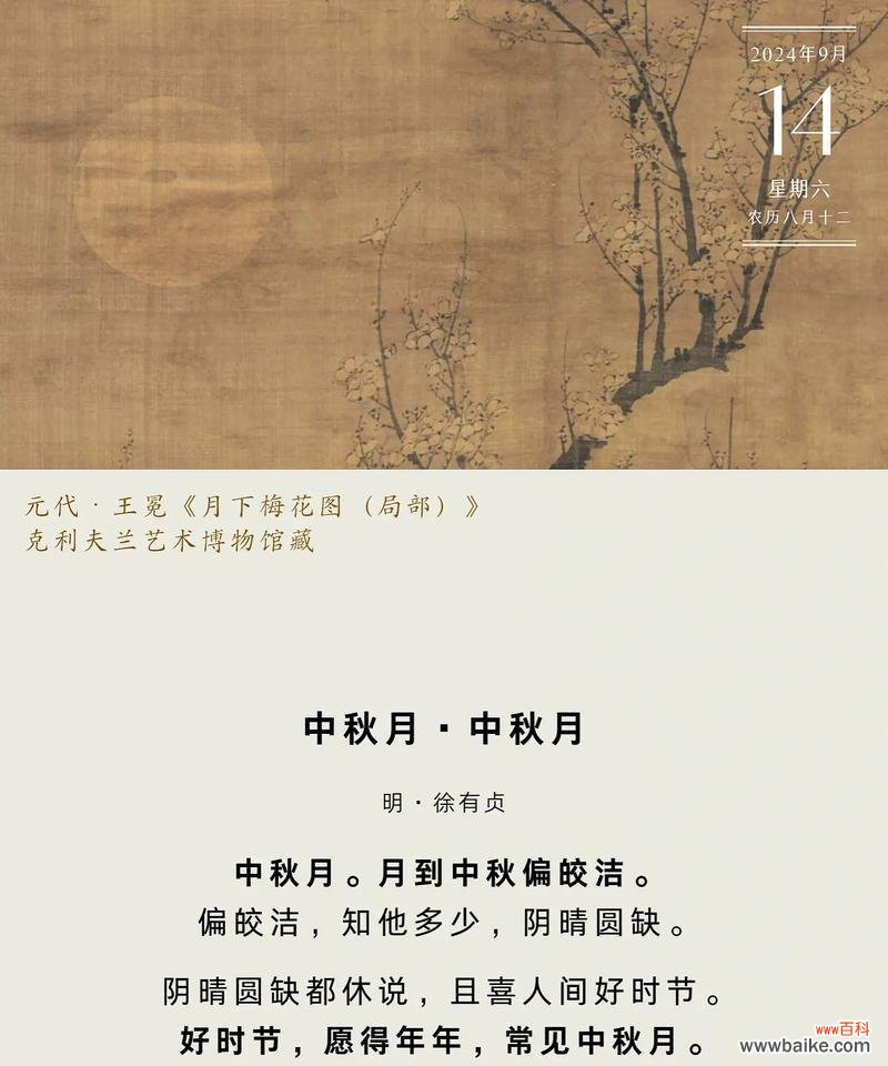 中秋节象征的花有哪些？它们各自代表什么意义？