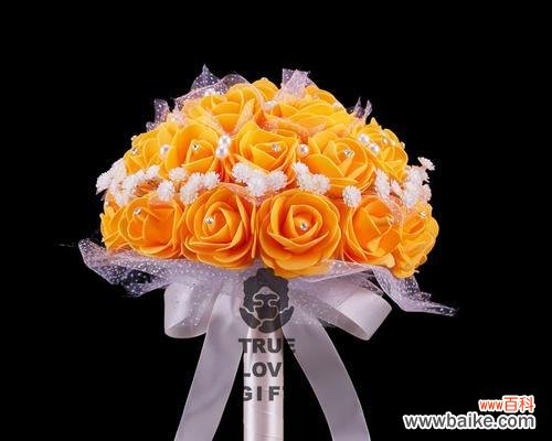 蓝色和橙色手捧花有何特殊含义?