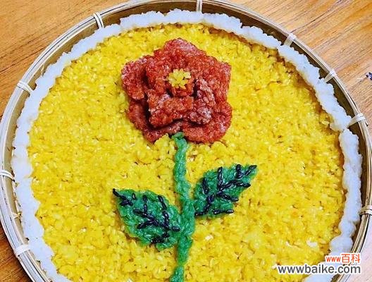 花米饭颜色的象征意义是什么?