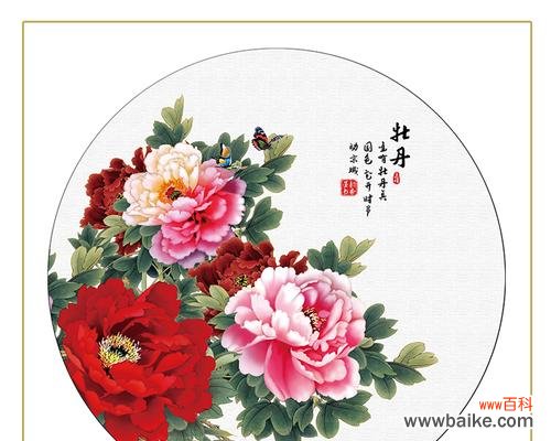 八花九蕾在花开富贵中代表什么？